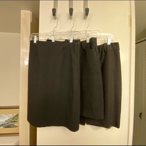 Three Black Skirts